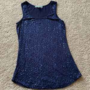 Navy women’s tank top